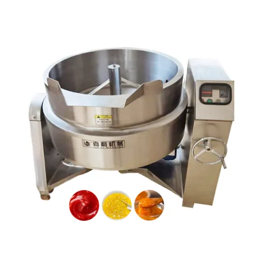 Industrial Jacketed Cooking Kettle Mixer - 100L to 500L
