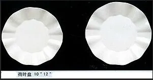 Lotus Leaf Shape Bone China Plate