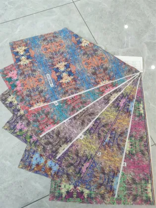 Textiles Imitation Linen Cloth Polyester Print Fabrics