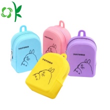 Fashion Mini Silicone Schoolbag Wallet