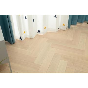 Thiết kế mới White Wash Oak Herringbone Sàn kỹ thuật