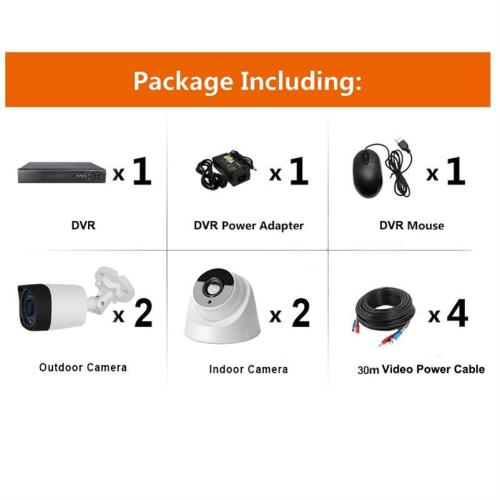 Cheap 4CH 2.0MP Security DVR System Kits