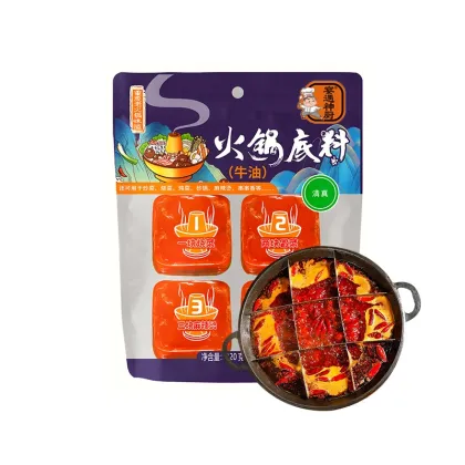Tianchu Factory Wholesale 320g Halal Hot Pot Sichuan Chongqing Spicy Soup Base