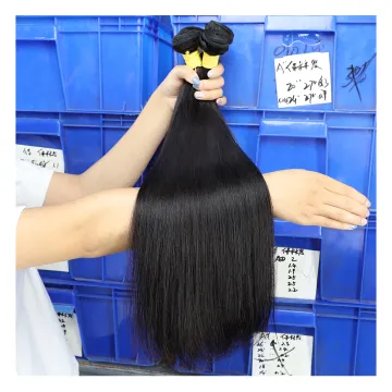 Straight Wave Length 8 to 40 Inches Remy Hair Bundles Raw Virgin Human Free Sample Brazilian Cuticle Aligned Hair Weave Bundles