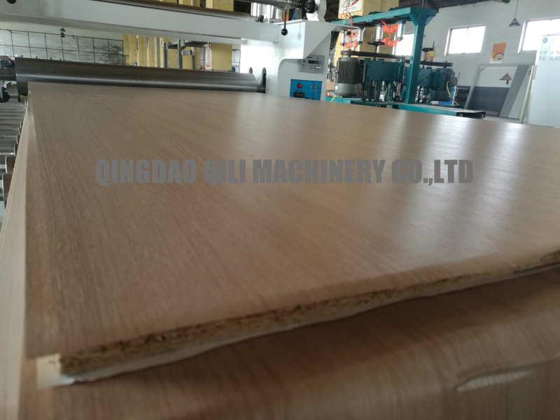 Laminating Machine for Press Paper/PVC Film/HPL Sheet/Aluminum Foil on MDF/Plywood/Particle Board