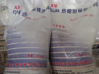 Themoplastic road marking paint