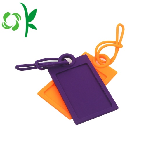 High-quality Plain Silicone Travel Luggage Tag for Bag