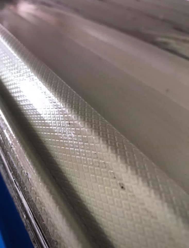 Láminas para techos de nano aluminio laminado