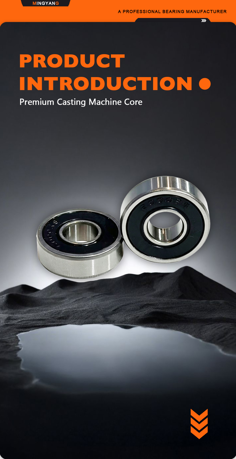 6000‑2RS Double Rubber Sealed Ball Bearing x