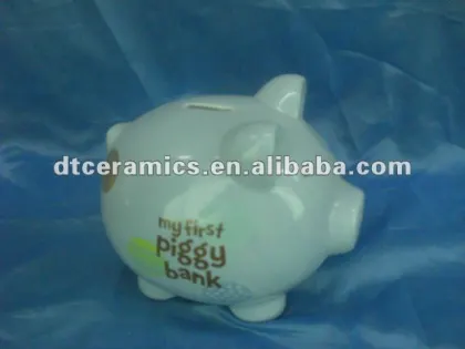 big ceramic piggy bank