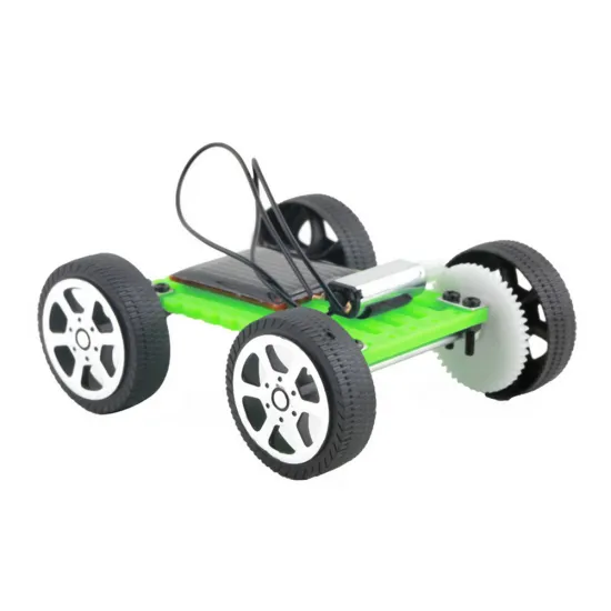 1Pcs Green Mini Solar Powered Toy DIY Car Kit Children Educational Gadget Hobby Funny Toy