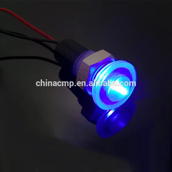 12v White indicator lamp,blue illuminated Led signal light , transparent body suit for Outdoor decoration,Pool lighting
