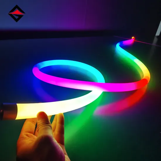 24V RGBW 360 Neon Flex LED with Brass Cover Accessories