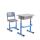 Adjustable single school students study desks and chairs