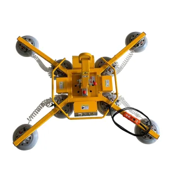 Electric Glass Lifter Vacuum Gripper for Metal Sheets" 

However, to better fit typical search engine optimization (SEO) practices, you might consider:

"Electric Vacuum Lifter Gripper for Metal Sheets