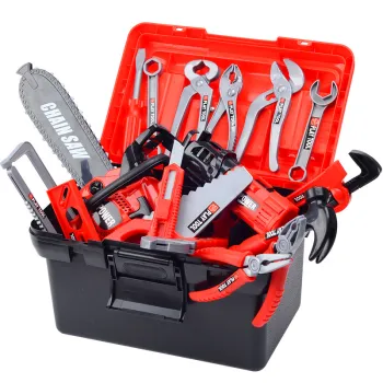 Kids Simulation Repair Garden Drill and Screw Assembly Role Play Toy Set