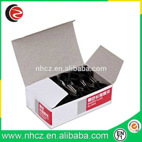 32MM Black Binder Clips Paper Box Set