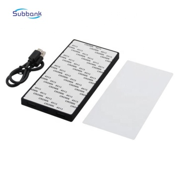 Subbank 4000mAh Sublimation Power Bank - DIY Custom Printed Logo Charging Bank