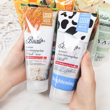 Natural Whitening Facial Foam Cleanser for Hydrating, Oil-Control, and Anti-Acne