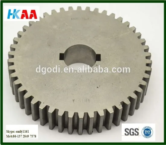 custom standard overall carburizing m2 alloy steel ground spur gear