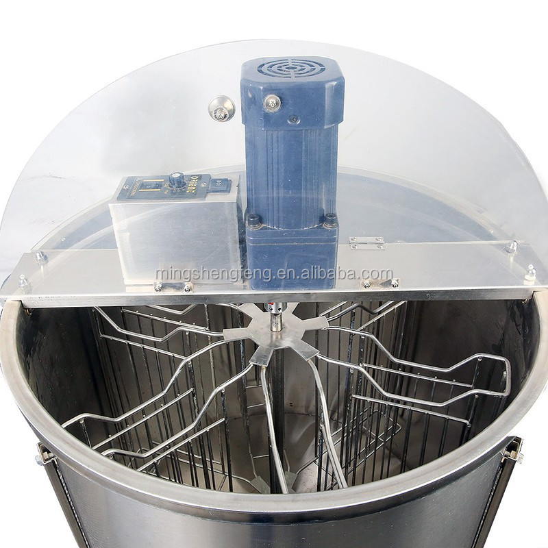 2020 directly supply radial motor manual or electric 304 stainless steel honey extractor 6 or 8 frames