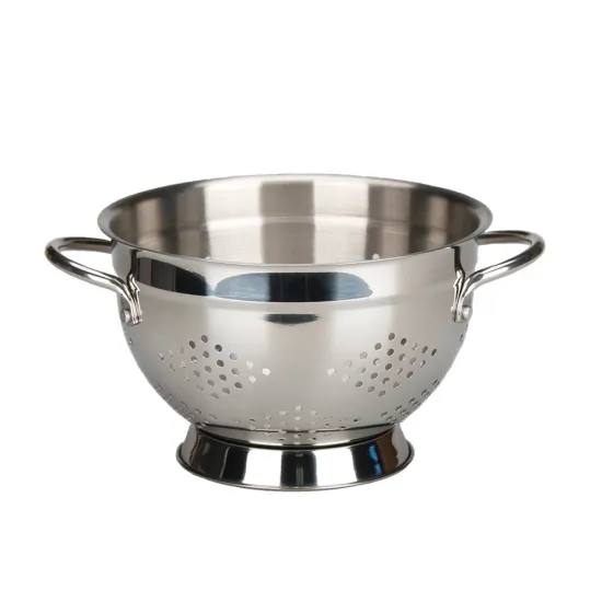 Stainless Steel Colander With Strong Handle