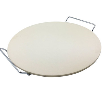 12-inch Round Pizza Stone with Iron Plate: The Perfect Cooking Solution for Delicious Pizzas at Home