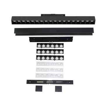 LEDEAST LSG-18 Low Voltage DC48V 18W Linear LED Magnetic Track Light Housing