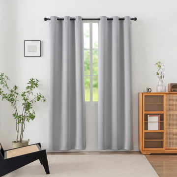 Modern Microfiber Blackout Curtains for Heat Insulation and Sunscreen