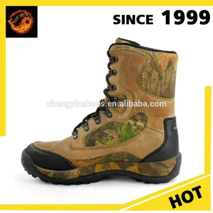Wholesale price leather men outdoor winter tooling Hunting boots for Hunter