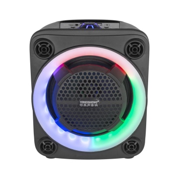 2024 Best Selling 8 Inch Woofer Rechargeable Portable Active Speaker with LED Lights
