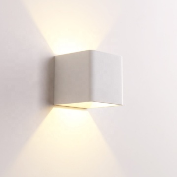 Pabrik Profesional Sederhana Dinding Putih Black Sconce Indoor Cube Led Wall Lamp Luminer Luminer Buatan Tiongkok