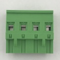 Vertical pluggable female terminal block connector