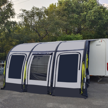 Waterproof Mosquito-Proof Inflatable Caravan RV Awning Tent for Large Outdoor Picnic Leisure