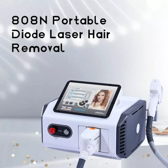 Portable 808 diode laser hair removal epilator skin rejuvenation hair removal laser diode laser for salon