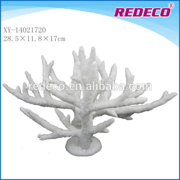 White resin coral craft