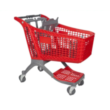 Supermarket Plastic Cart Plastic Shopping Cart for Supermarket Manufactory