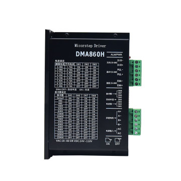 DMA860H ड्राइवर के साथ हाई स्पीड NEMA 34 स्टेपर मोटर: 3NM पावर, AC 18-80V और DC 24-110V के साथ संगत