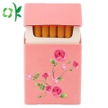 Belle étui à cigarettes en silicone promotionnel pour cadeaux