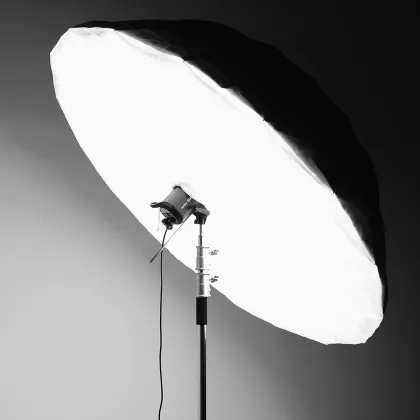 Godox 75 Inch 178cm Silver Black Reflective Umbrella Lighting Kit
