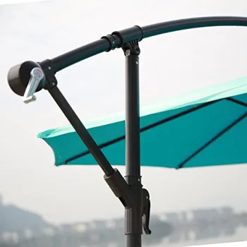 Cantilever Umbrella 9 Ft Aluminum Pole with Crank