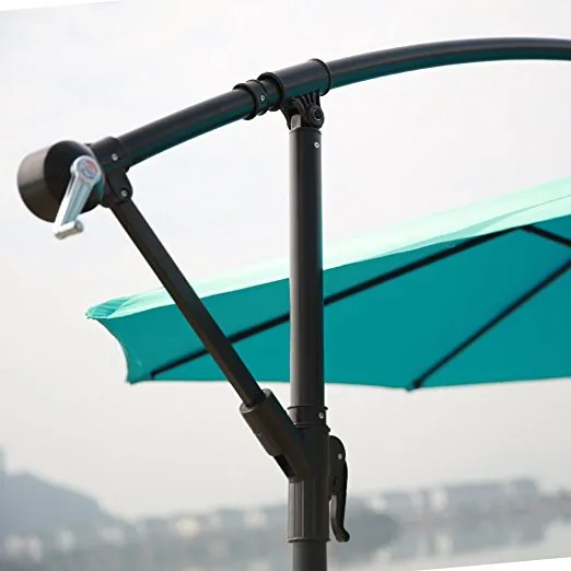 Cantilever Umbrella 9 Ft Aluminum Pole with Crank