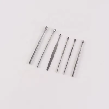 Earpick Scoop Set ProfessionalEarwaxステンレススチールイヤースプリングキット