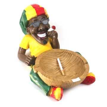 Cross-border new hot-selling resin making character shape large ashtray smoking accessories