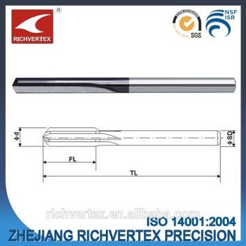 2.0-12mm Diameter Four Teeth Solid Carbide Straight Fluted Reamer