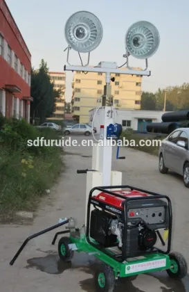 Push Model Ground Works Portable Lighting Tower (FZM-1000A)