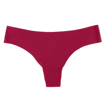Seamless Low Waist T-back Thong Panties for Women