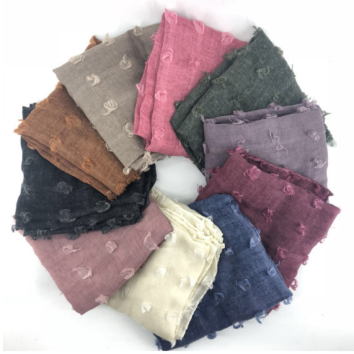 winter warm cotton large multifunction scarf