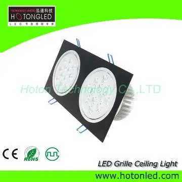 24W sqare ceiling light  Hot sell products,grille lamp 12W*2