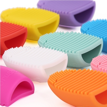 HMU Durable Cosmetic Brush Cleaner - Silicone Makeup Brush Cleaning Mat